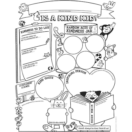 Scholastic Poster, Kindness, Prsnl.30/Pk SHS1338227149